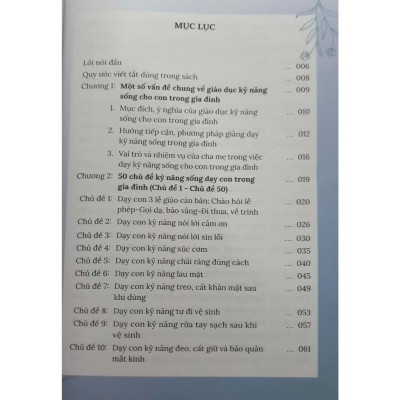 100 kỹ năng sống dạy con trong gia đình từ 3 đến 10 tuổi tập 1 ( HA)