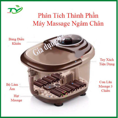 bồn ngâm chân massa hồng ngoại,tự làm nóng nước,có sục khí, | Bồn massage chân hồng ngoại [KO tự động]