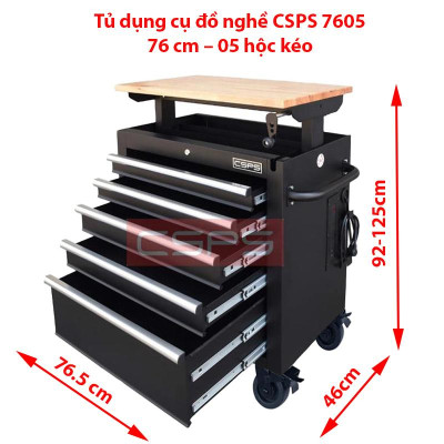 Tủ dụng cụ đồ nghề CSPS 7605 76 cm – 05 hộc kéo