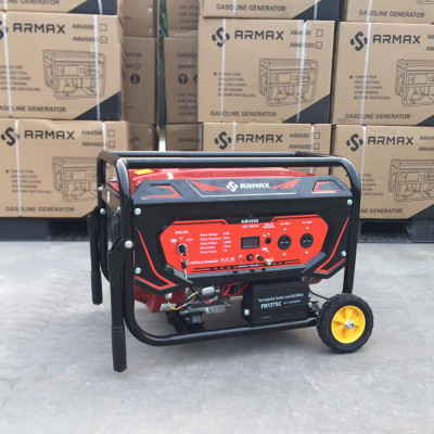 Máy Phát Điện Chạy Xăng ARMAX AM4500 Máy Phát Điện Chạy Xăng Công Suất 3.0KW, Giật Bằng Cót Máy Cung Cấp Điện Ổn Định Dành Cho Những Mùa Cao Điểm Phòng Trường Hợp Mất Điện Dài Ngày Trong Điều Kiện Thời Tiết Khắc Nghiệt Như Gió Lớn