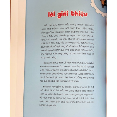 Thiên Tài Toán Học (4 - 5 Tuổi ) - Nâng Cao Năng Lực Toán Học
