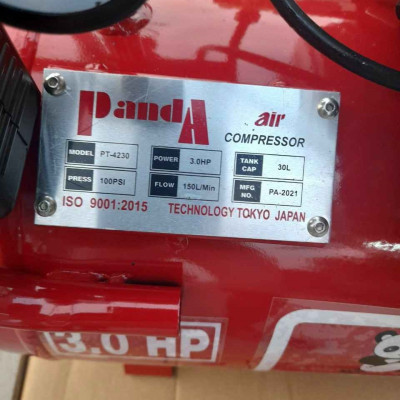 Máy Nén Khí Có Dầu Panda 3.0 HP 30L, máy nén khí mini, may nen khi 100% dây đồng