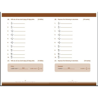 Sách toán tài năng 3, toán lớp 3 ( bộ 2 cuốn, 8 - 9 tuổi )