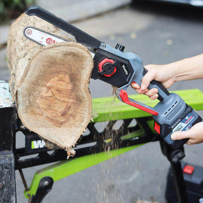 Máy Cưa Pin 8 Inch Workfix Cầm Tay - WF-CS08BL - Tốc Độ Cưa 4m/s - Không Chổi Than Cao Cấp - Có Tự Động Tra Nhớt - Chân Pin Phổ Thông Pin 15 Cell 21V/6Ah