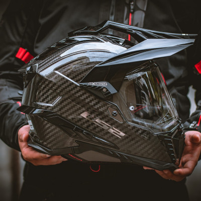 MŨ BẢO HIỂM CÀO CÀO DUAL SPORT LS2 MX701 EXPLORER CARBON - GARA20