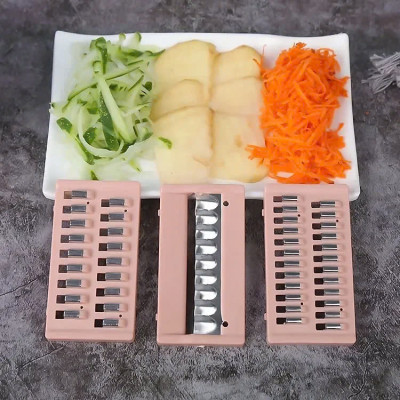 Dụng Cụ Bào Củ Quả, Thạch Sợi Trà Sữa Có Khay Đựng, Nhỏ Gọn Tiện Lợi - Henrysa