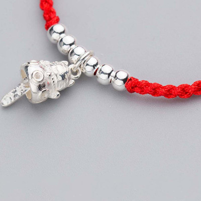 Combo 2 vòng thắt dây đỏ charm treo may mắn - Ngọc Quý Gemstones