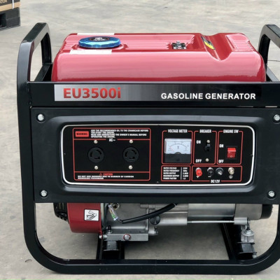 Máy phát điện ABG Wonju EU3500i - Máy Phát Điện Chạy Xăng Công Suất 3Kw Bình Nhiên Liệu Lớn Mức Độ Tiêu Thụ Nhiên Liệu Thấp Tiết Kiệm Điện An Toàn Với Môi Trường Có Thể Khởi Động Bằng Cách Gật Nổ Hoặc Đề