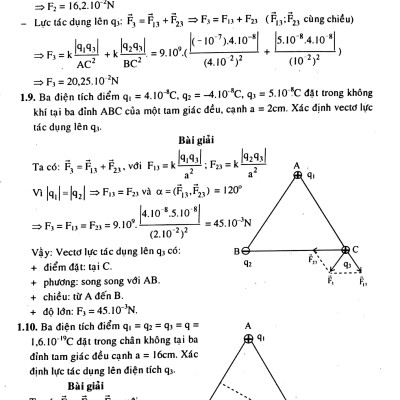 Bồi Dưỡng Học Sinh Giỏi Vật Lí 11 - Điện - Điện Từ (Tập 1)