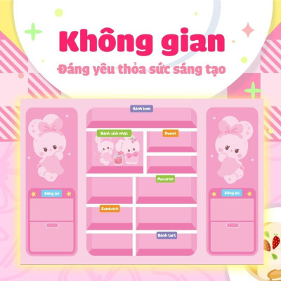Sách - Mua Hay Bán Khéo Cùng Thỏ Miki Tủ Bánh Ngọt Ngào (Hơn 60 Stickers) - Megabook