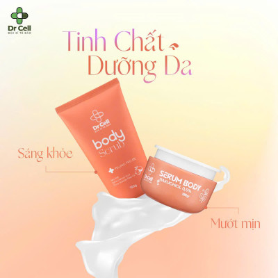 Tẩy Da Chết Body AHA Dr Cell 150g hỗ trợ làm sạch da chết giúp da sáng mịn - Hàng Chính Hãng