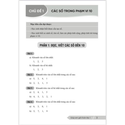 Sách - Giúp em giỏi toán lớp 1 ( Biên soạn theo chương trình GDPT mới )