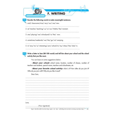 Sách- Big4 Bộ đề tự kiểm tra 4 kỹ năng Nghe Nói Đọc Viết (Cơ bản và nâng cao) tiếng Anh lớp 6 tập 2 (MG)