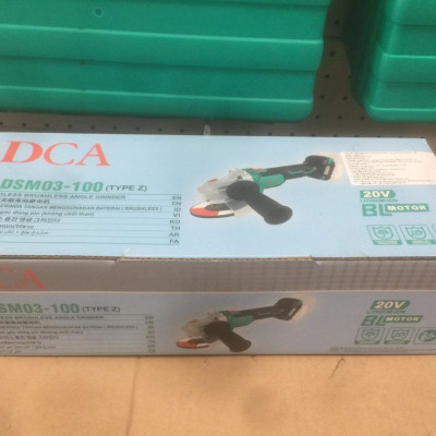 MÁY MÀI GÓC KHÔNG CHỔI THAN DÙNG PIN DCA ADSM03-100Z (KHÔNG GỒM PIN VÀ SẠC) - HÀNG CHÍNH HÃNG