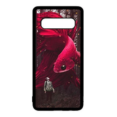 Ốp lưng điện thoại dành cho Samsung S10 Plus Cá Và Người