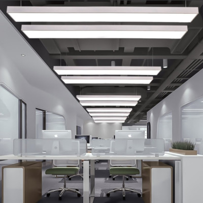 Đèn Thả Văn Phòng 8834 - Đèn Máng Thả Trần Dạng Hộp - Kích Thước 120 x 30cm - Ánh Sáng Trắng