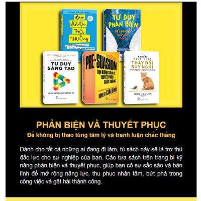 Combo Sách Phản Biện Và Thuyết Phục (NXB Trẻ)