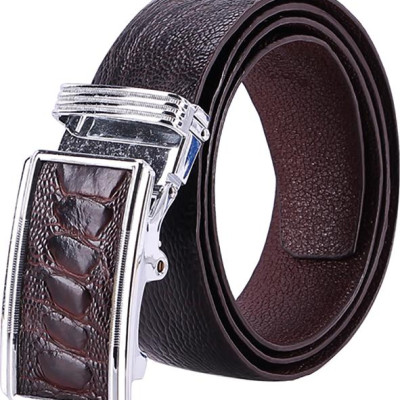 Thắt Lưng Nam Da Đà Điểu Trơn Huy Hoàng HT4410 - Nâu Đất