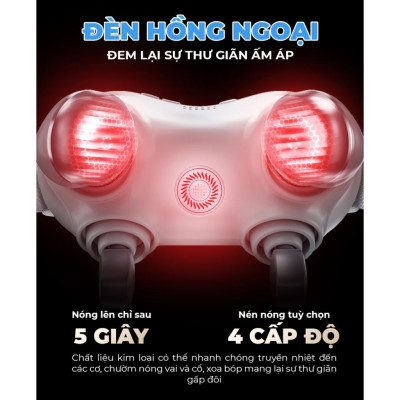 Máy Massage Cổ Vai Gáy Cao Cấp OKACHI JP-V999