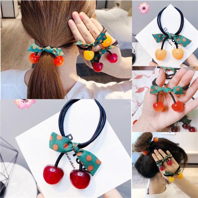 Dây buộc tóc, cột tóc hình quả cherry FREE SHIP phong cách Hàn Quốc xinh xắn dành cho nữ