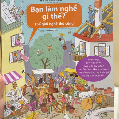 Combo 2 cuốn sách BẠN LÀM NGHỀ GÌ THẾ? - Bộ sách hướng nghiệp dành cho thiếu nhi