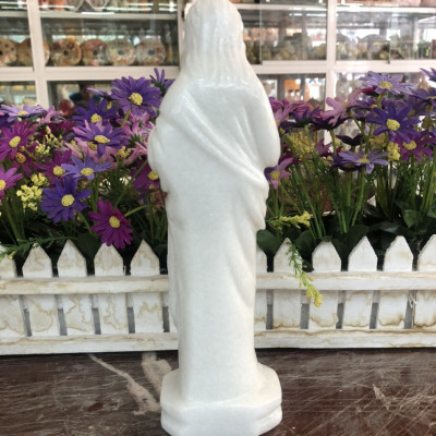 Tượng công giáo, Tượng thánh tâm chúa Giêsu đá cẩm thạch trắng - Cao 25cm