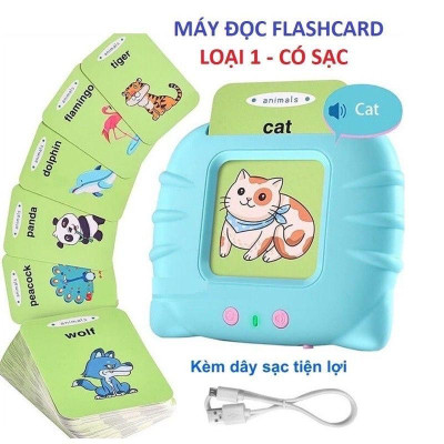 Máy Đọc Thẻ Tiếng Anh, Máy đọc thẻ Flashcard Song Ngữ Anh _ tiếng anh giáo dục sớm cho bé loại 1, 224 từ vựng