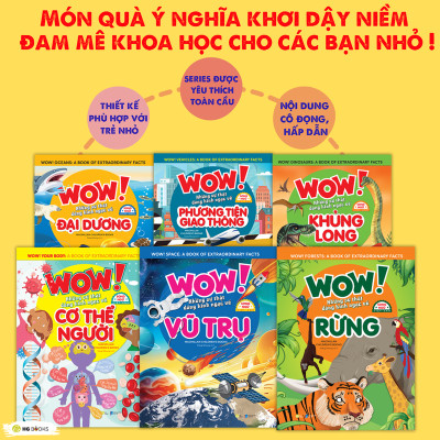 Wow! Forests: Những sự thật đáng kinh ngạc về Rừng - Sách Bách khoa toàn thư Song ngữ cho trẻ em