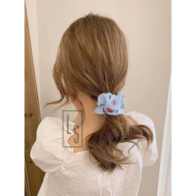 Chun Cột Tóc Dâu Tây Scrunchies Hàn Quốc - Buộc Tóc Scrunchies Dâu Tây