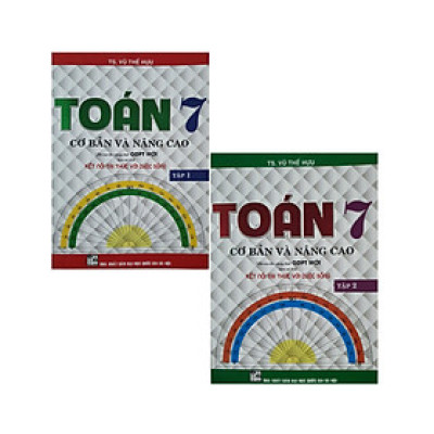 Combo Toán Cơ Bản Và Nâng Cao Lớp 7 Tâp 1 + Tập 2 (Bám Sát SGK Kết Nối Tri Thức Với Cuộc Sống )