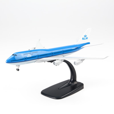 Mô hình máy bay Everfly KLM Airlines B747 20cm AMS20