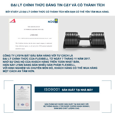 Nuobell - Tạ dumbbells 40Kg Điều Chỉnh 20 Mức – Tay Cầm Khắc Vân, Phù Hợp Gym, Tập Luyện Tại Nhà