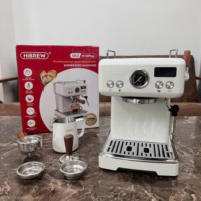 Máy pha cà phê Espresso chuyên nghiệp thương hiệu HiBREW H10 Plus cao cấp  - Hàng chính hãng