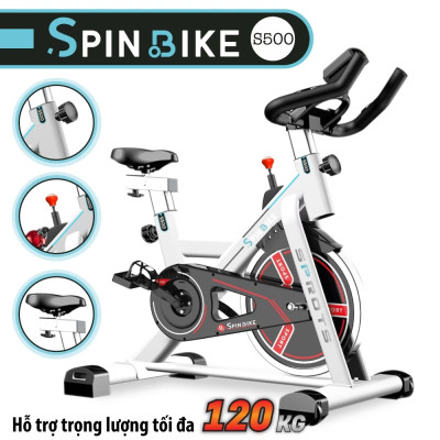 BG- TẶNG BLUETOOTH-Xe đạp tập thể thao đa năng trong nhà Model S500 SPINING BIKE mới (hàng nhập khẩu)