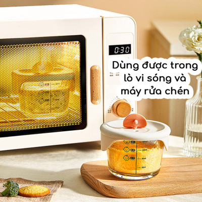 Hộp đựng thức ăn cho bé Lock&Lock có vạch chia 230ml x 3 hộp LLG508S3 - Tặng Kèm Ống Hút Inox Và Cọ Rửa Ống Hút