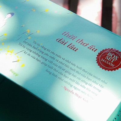 Thời Thơ Ấu Dài Lâu - Nguyễn Nhật Ánh - Boxset Xanh Ngọt Ngào (Bộ 24 Cuốn) - Tặng Kèm Giấy Note Hình Chữ Nhật