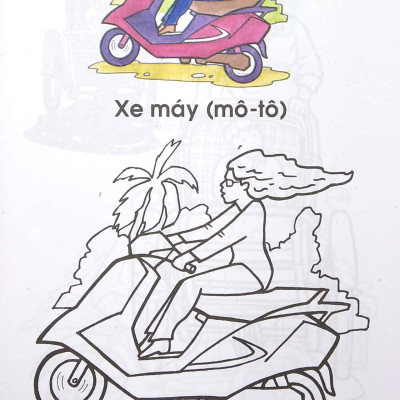 Bé Tập Tô Màu - Các Loại Xe