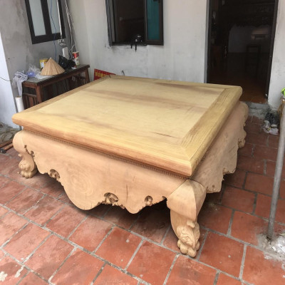 Sập Nằm Gỗ Gụ Dạ Cá Trơn Cỡ Đại Gỗ Gụ Nam Phi