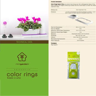 Chậu Trồng Rau Sạch Tự Dưỡng và Tự động tưới Basic UNO nhập khẩu Bồ Đào Nha dùng trồng rau và cây để bàn trong nhà hàng, khách sạn hay hộ gia đình