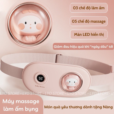￼quà tặng phụ nữ- Đai massage bụng 10 chế độ- Đai chườm nóng đau bụng kinh tại Nguyễn Gia group Cao Đạt