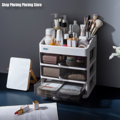 Tủ Kệ Đựng Mỹ Phẩm Đồ- Kệ Trang Điểm- Kệ Trang Sức 2/3/4 Tầng Ngăn Kéo Tiện Dụng- Cosmetic shelf