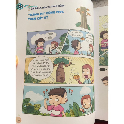 Combo 4 cuốn sách Úm ba la, hóa ra thần đồng: Động vật - Phát minh - Thiên văn - Thực vật