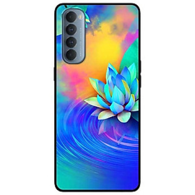 Ốp lưng dành cho Reno 4 Pro mẫu Sen Xanh Nước