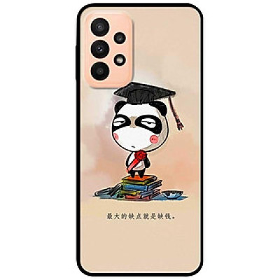 Ốp lưng dành cho Samsung A13 4G mẫu Gấu Trúc Tốt Nghiệp