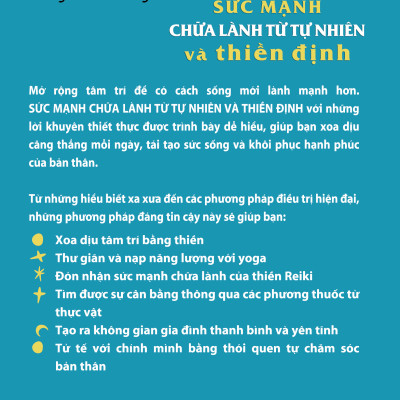 Sức Mạnh Chữa Lành Từ Tự Nhiên Và Thiền Định - Vanlangbooks
