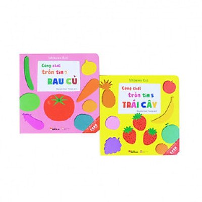 Combo Sách Cùng chơi trốn tìm: Rau củ quả ( 2 cuốn)