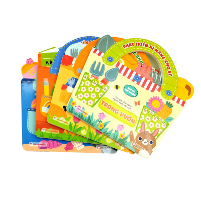 Bộ Sách Phát Triển Kĩ Năng Cho Bé - Giỏ Đồ Vui Nhộn (Bộ 4 Cuốn)