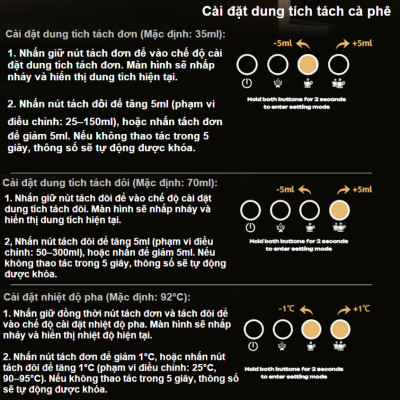 Máy pha và xay cà phê bán tự động 3 trong 1 Espresso, Cappuccino, Latte thương hiệu Mỹ cao cấp HiBREW H20 - Công suất 1500W 20bar - Hàng chính hãng