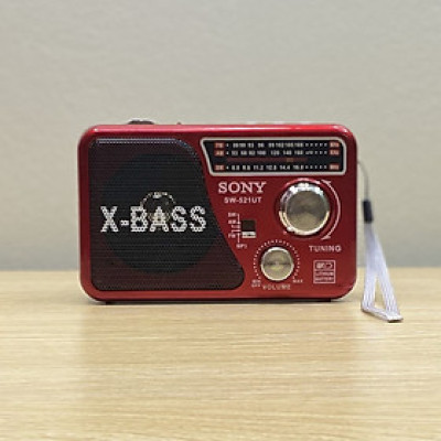 Đài Radio Sony SW-521UT Đọc thẻ nhớ,USB (Hàng Chính Hãng )