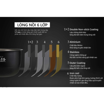 Nồi cơm điện tử cao tần Zojirushi 1.8L NW-QAQ18-BA, sản xuất tại Nhật Bản, bảo hành 3 năm|HÀNG CHÍNH HÃNG